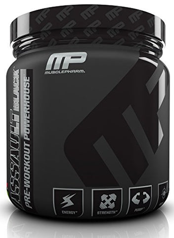 MusclePharm Assault Black Pre-Workout Supplement, Fruit Punch, 30 Servings | SupHub